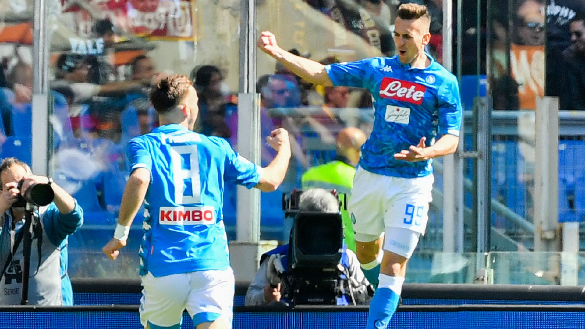 Milik celeb Roma Napoli