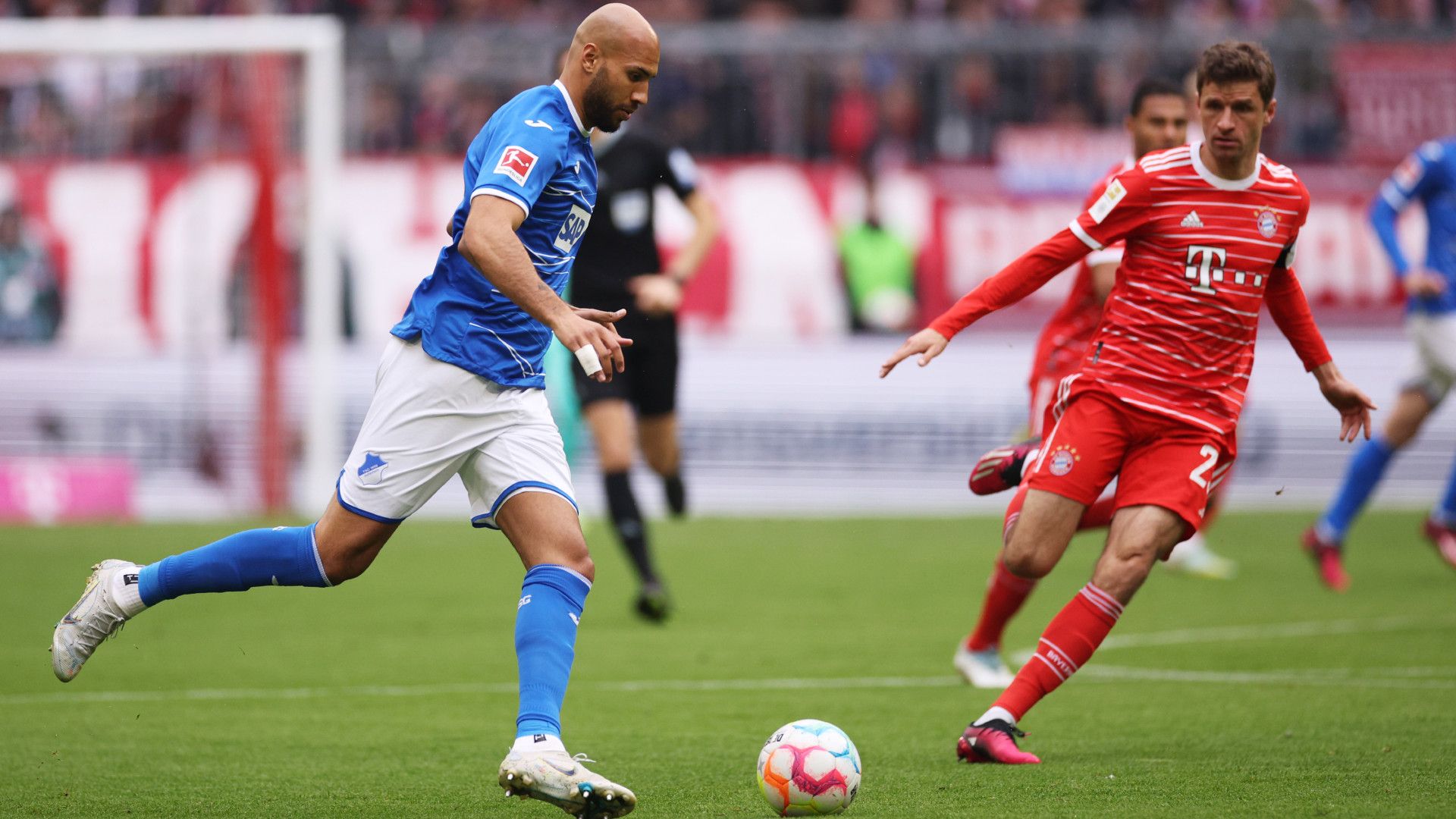 JOHN BROOKS HOFFENHEIM THOMAS MÜLLER BAYERN MÜNCHEN 
