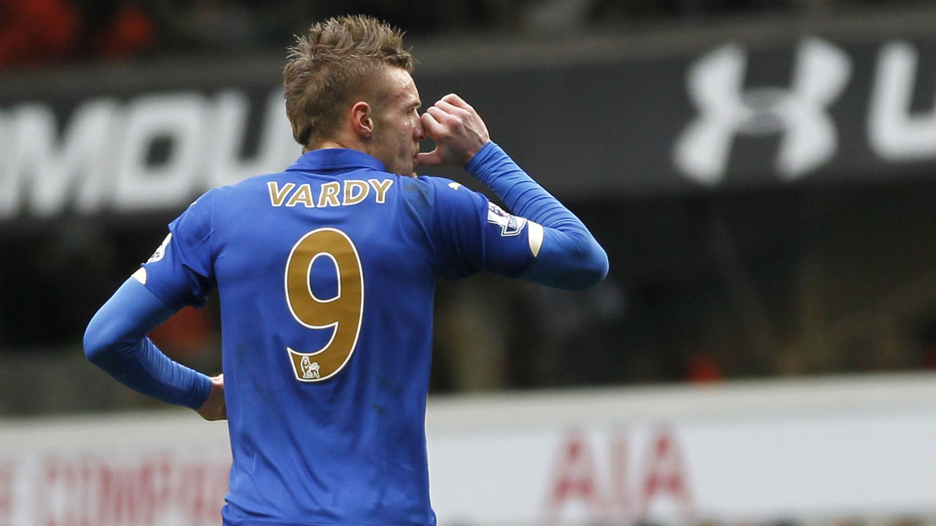 Jamie Vardy Premier League Tottenham v Leicester 210315