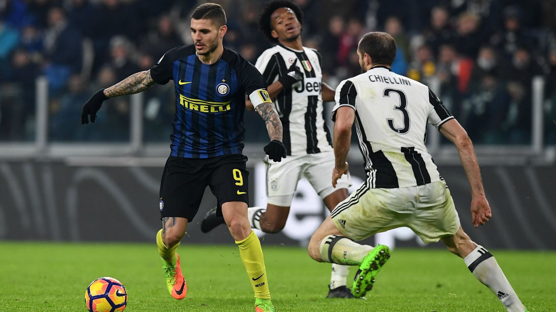 Icardi Chiellini Juventus Inter