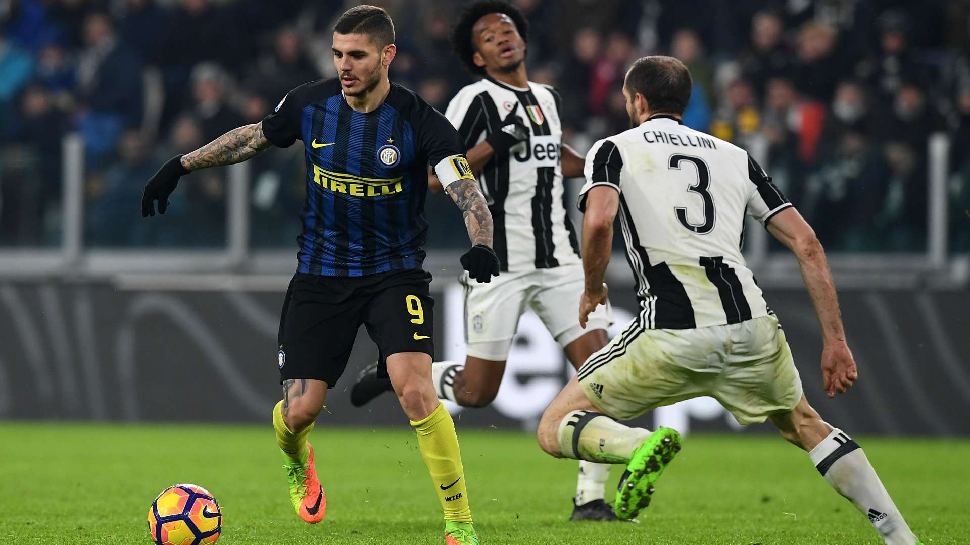 Icardi Chiellini Juventus Inter