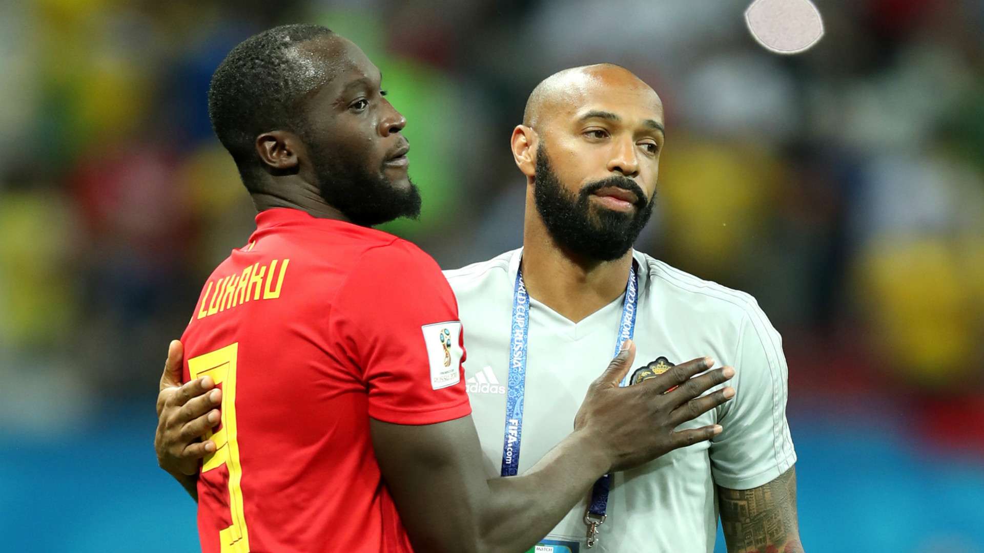 Romelu Lukaku Thierry Henry Belgium 2018