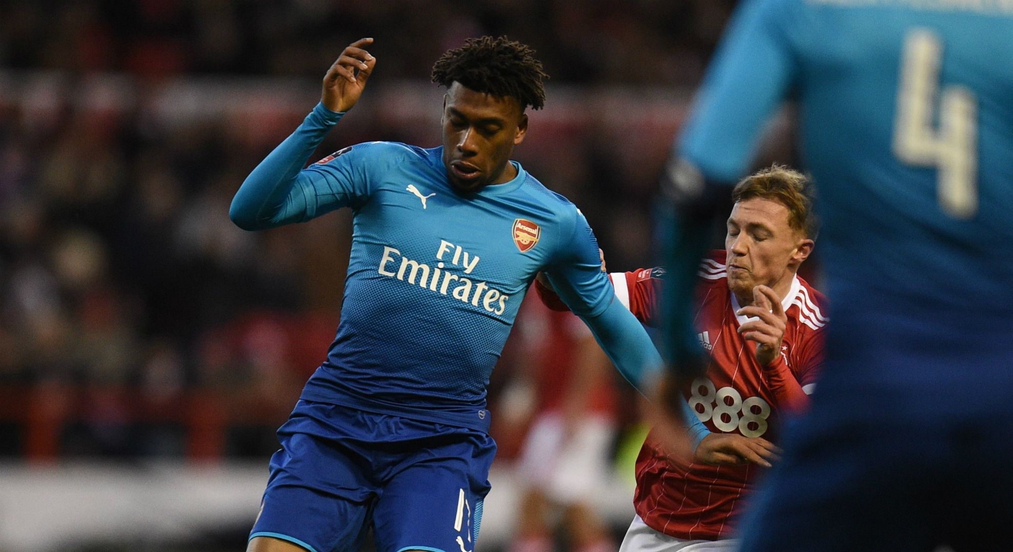 Alex Iwobi Arsenal Nottingham Forest