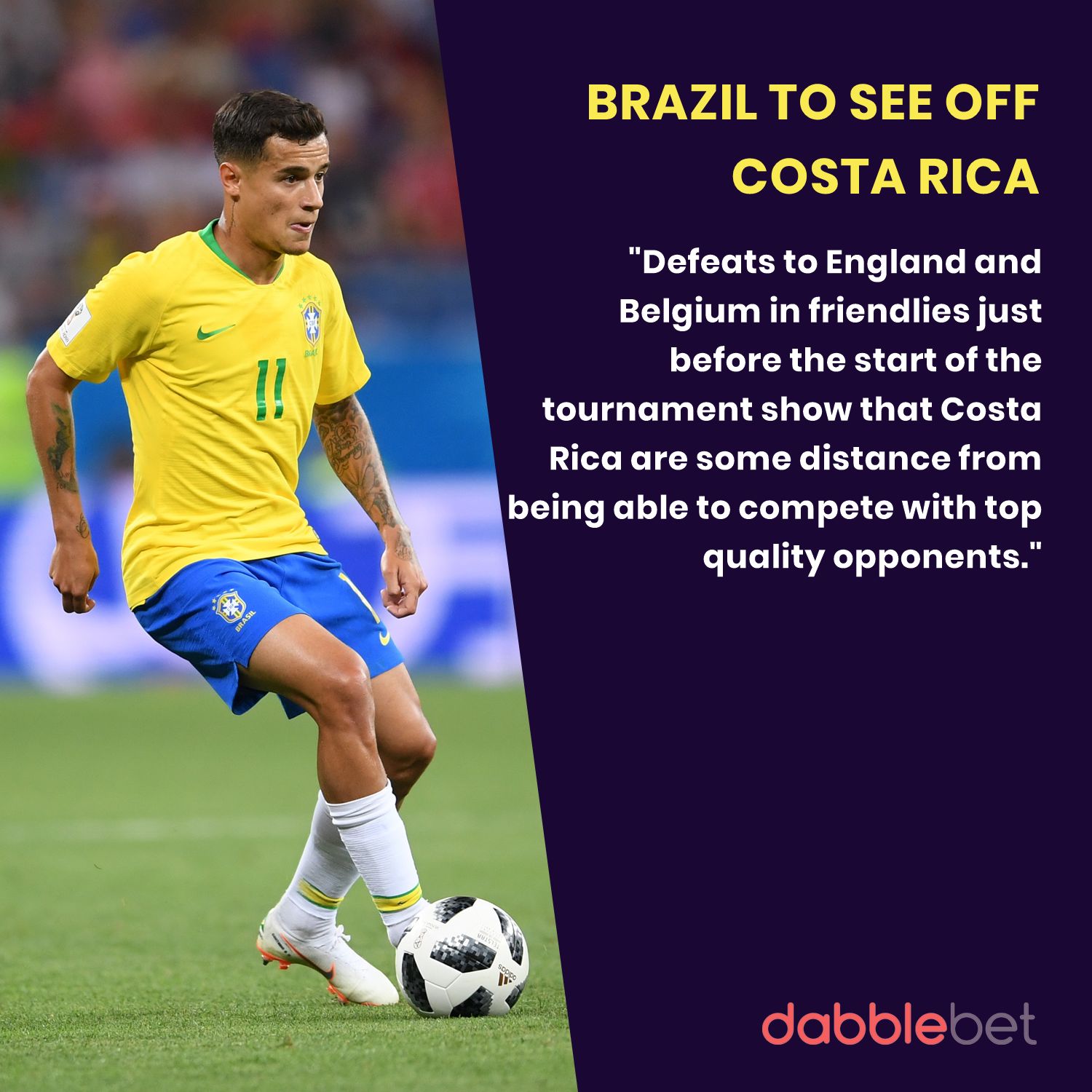 Brazil Costa Rica graphic