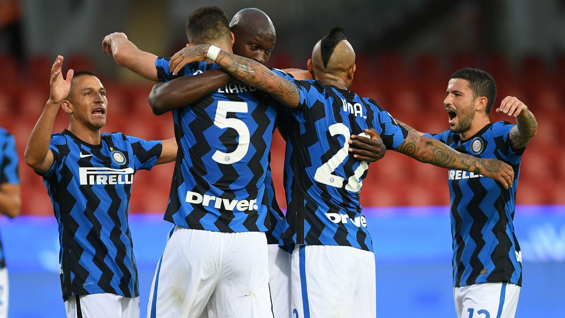 Benevento Inter celebrating