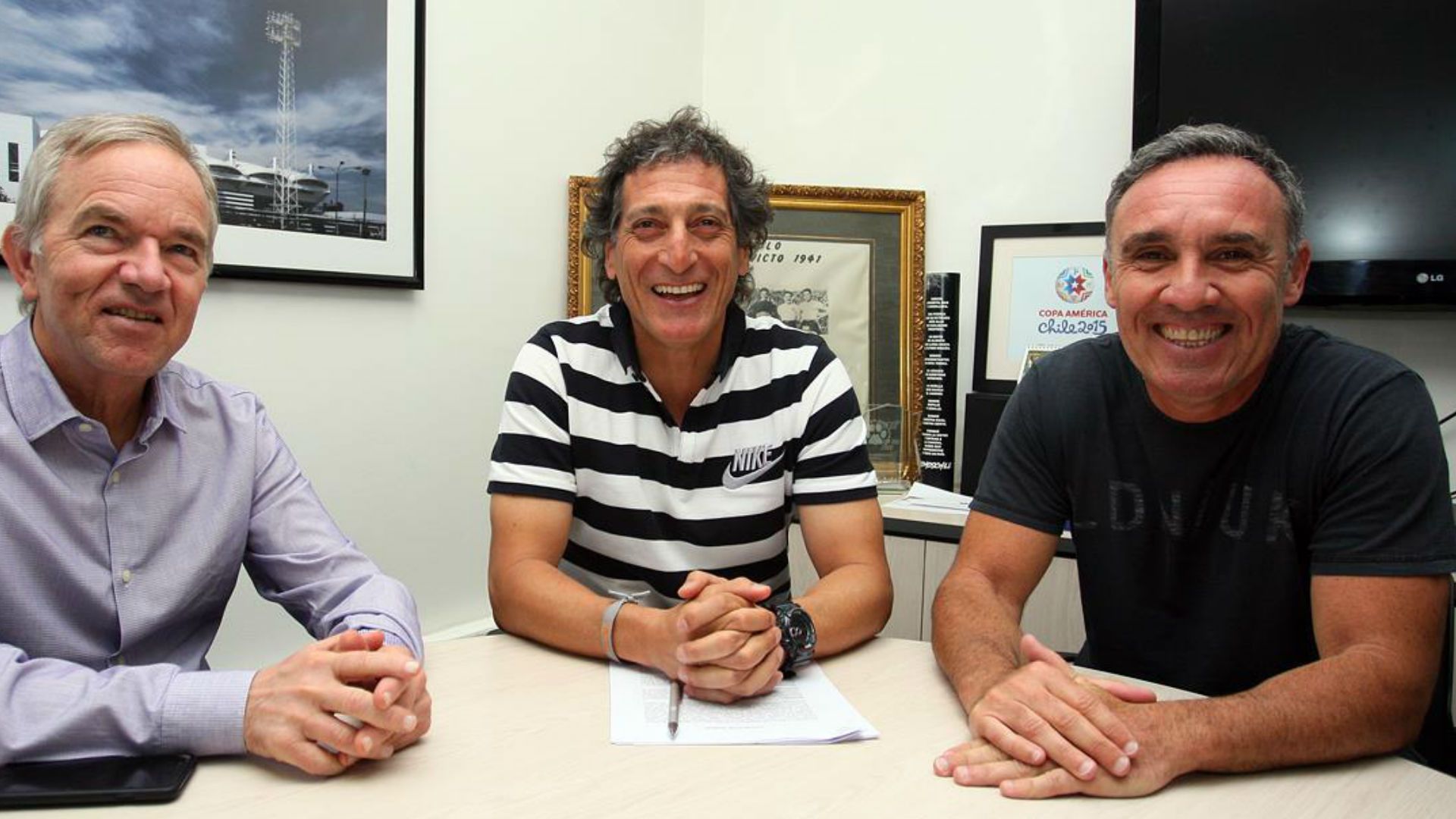 201218 Mario Salas Gabriel Ruiz-Tagle Marcelo Espina Colo Colo