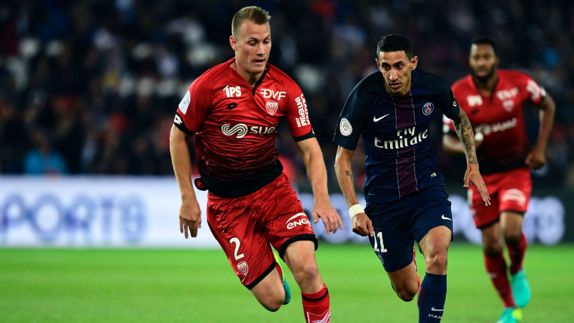 Adam Lang Angel Di Maria PSG Dijon Ligue 1 20092016