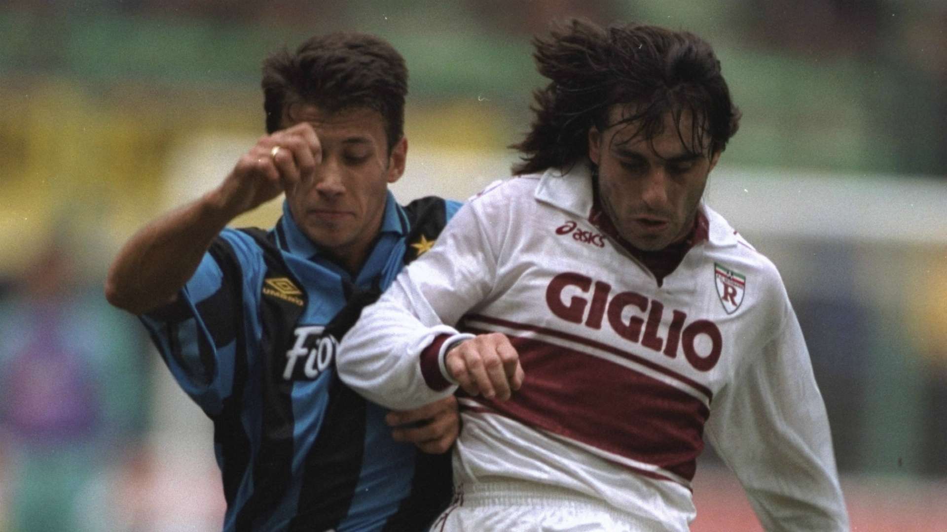 Massimo Paganin Paolo Futre Inter Reggiana Serie A 10301994