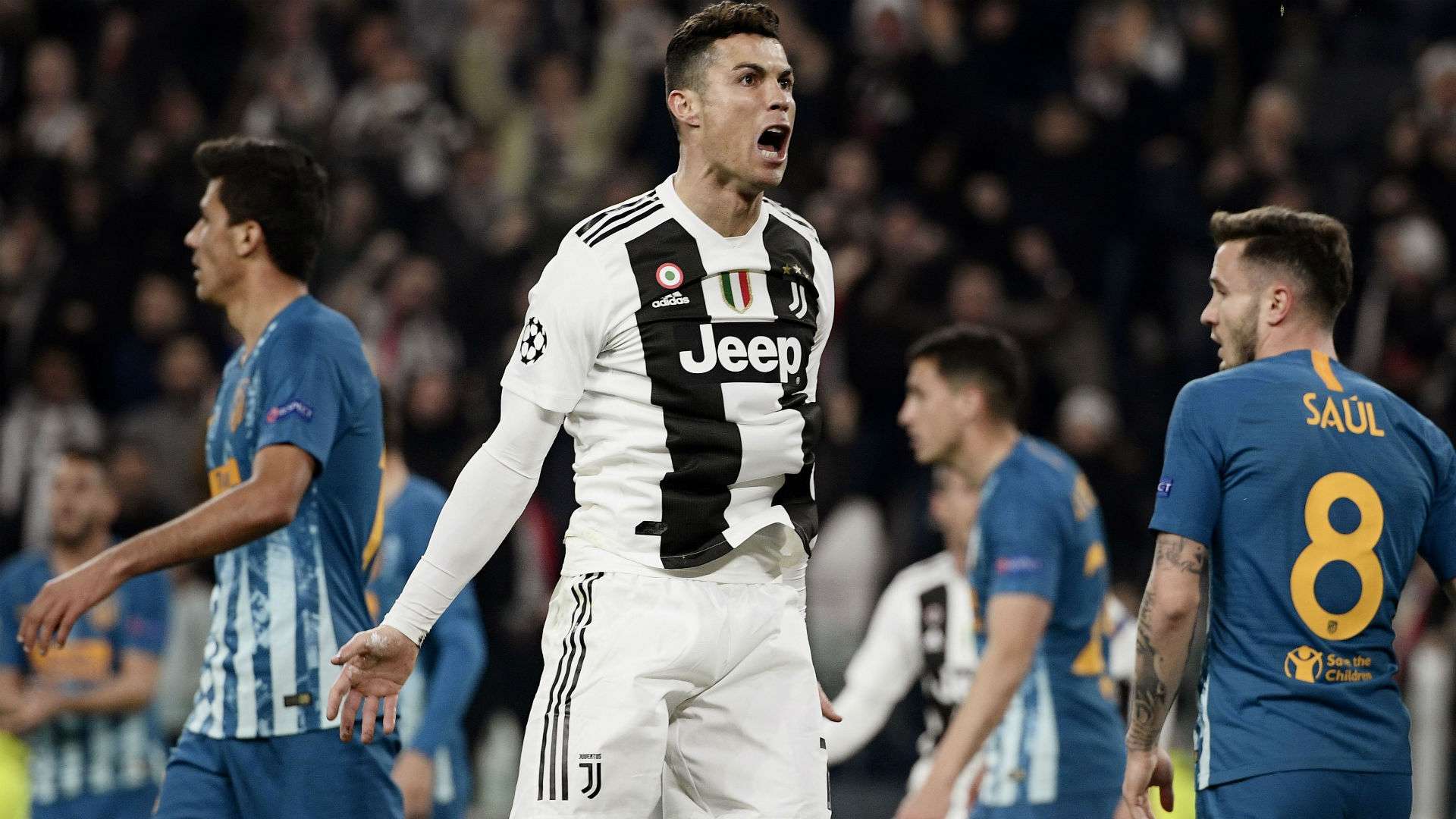 Cristiano Ronaldo Juventus Atletico Madrid Champions League