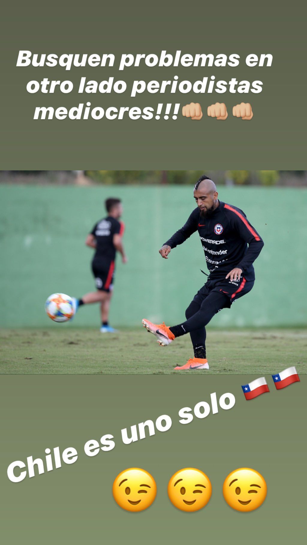 Arturo Vidal post Chile 101019