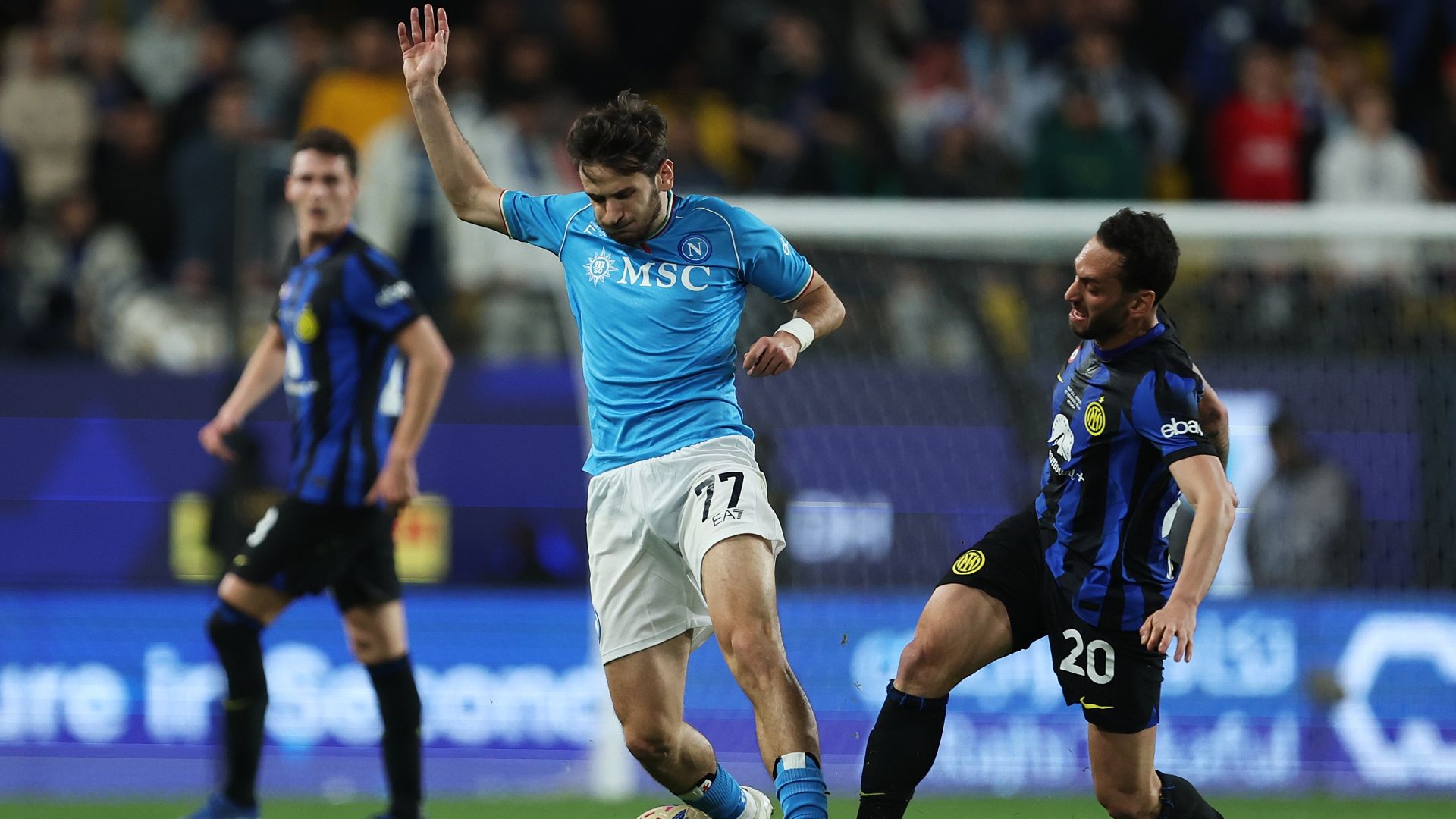 Kvaratskhelia Calhanoglu Napoli Inter