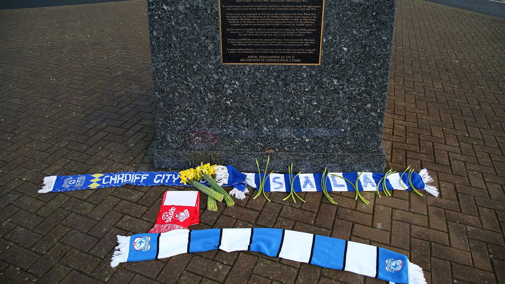 Sala tribute Cardiff City