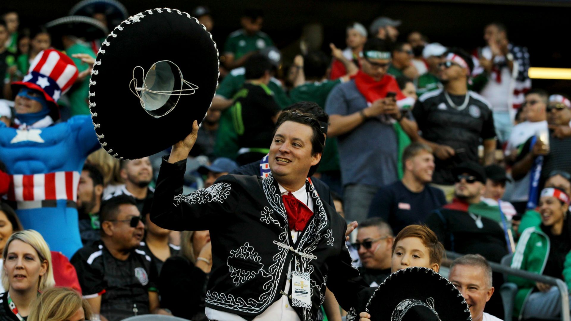 Mexico US fans Gold Cup final