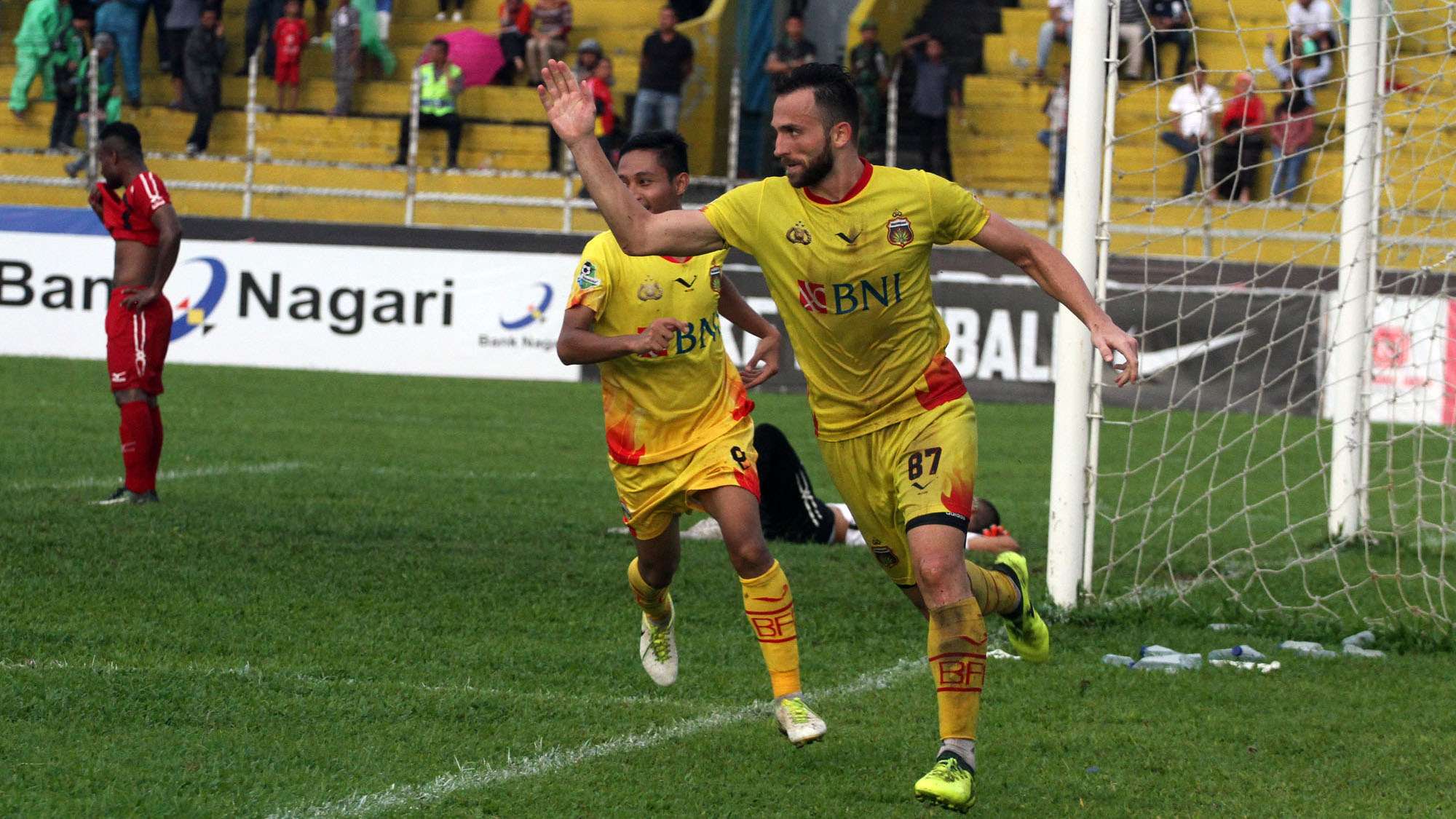 Selebrasi Ilija Spasojevic - Bhayangkara FC