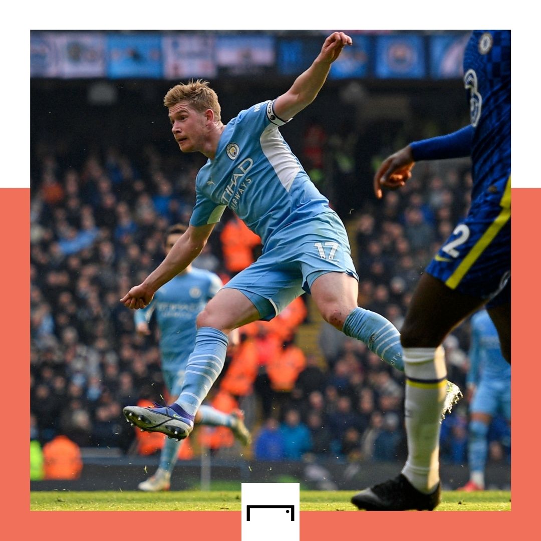 Kevin De Bruyne Manchester City Chelsea Premier League 2021-22 GFX