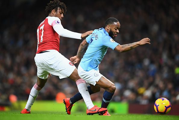 Alex Iwobi vs Raheem Sterling