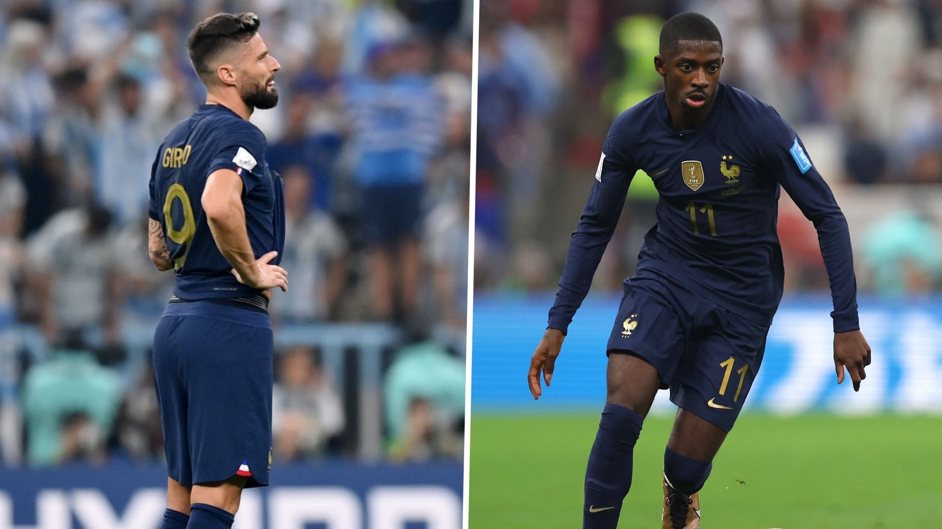 Giroud Dembele Argentina France