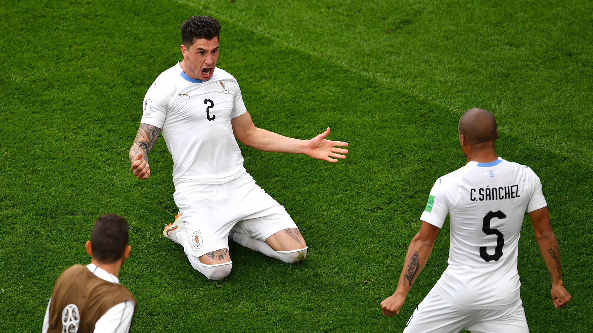 Jose Gimenez Uruguay Egypt World Cup 2018