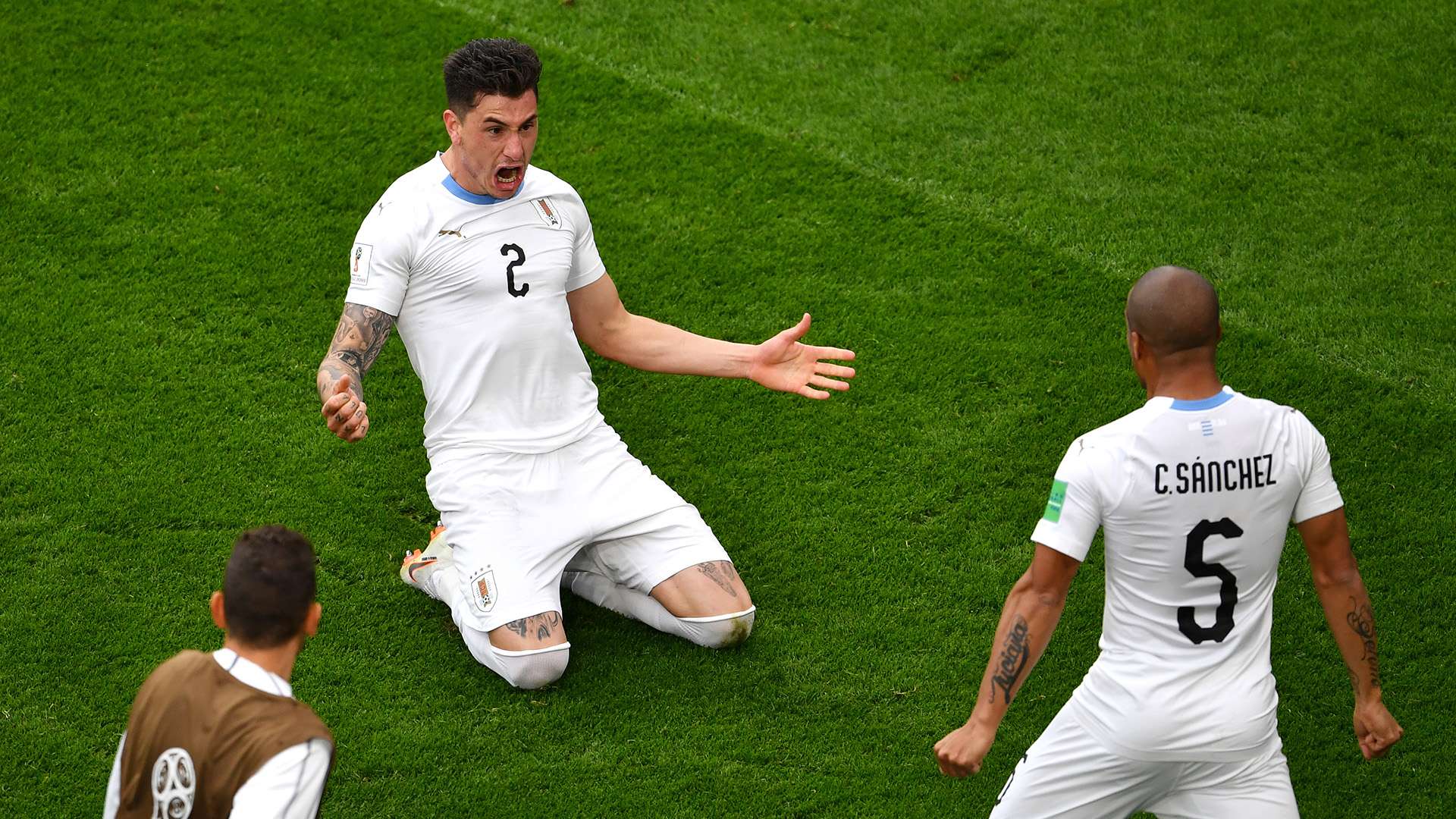 Jose Gimenez Uruguay Egypt World Cup 2018