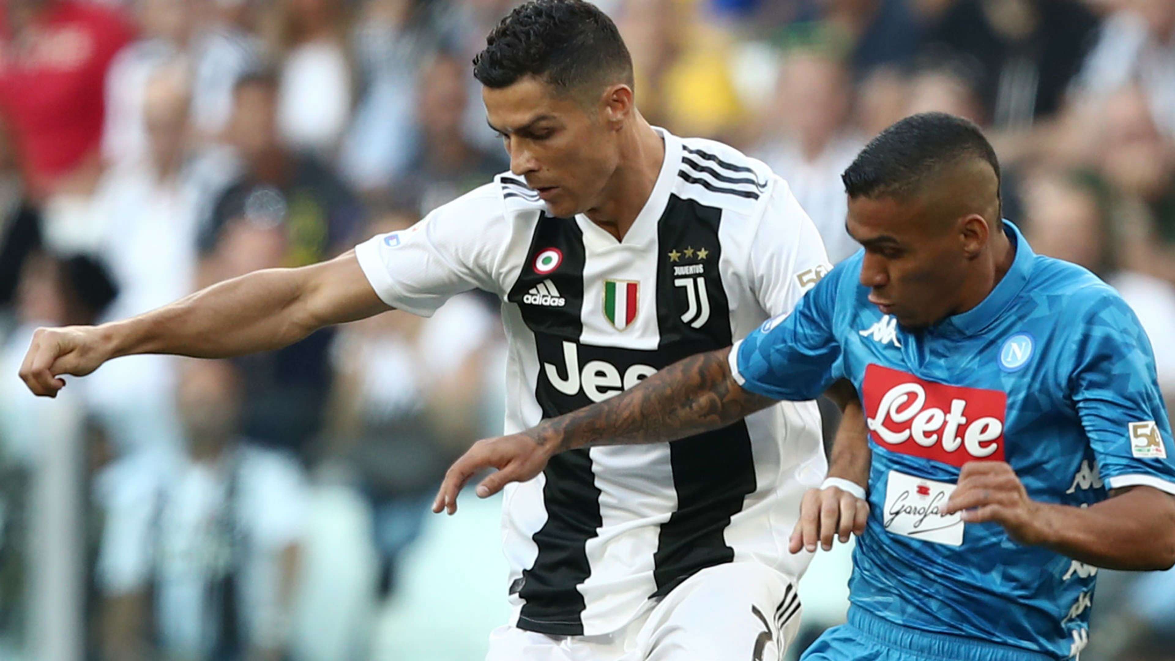 Cristiano Ronaldo Allan Juventus Napoli Serie A