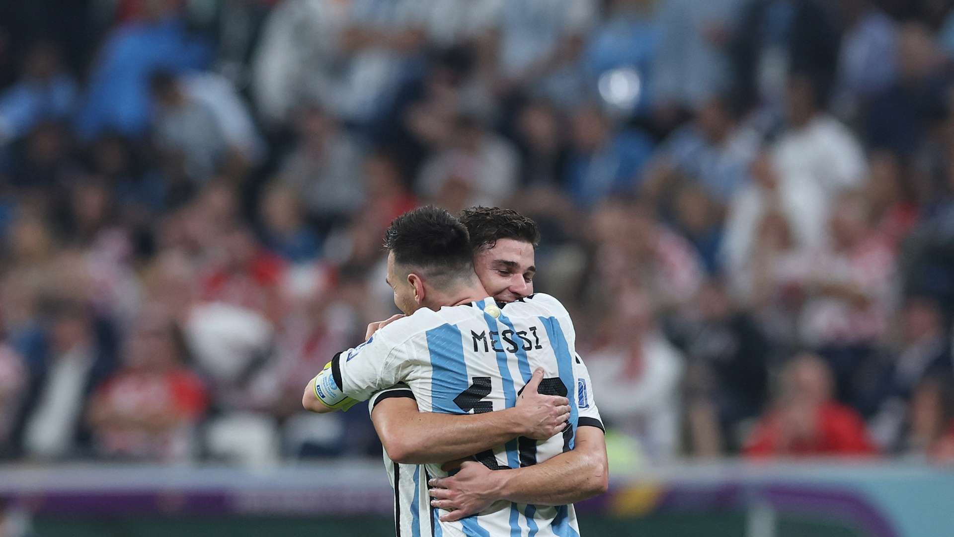 Lionel Messi Julian Alvarez Argentina Croacia Qatar 2022