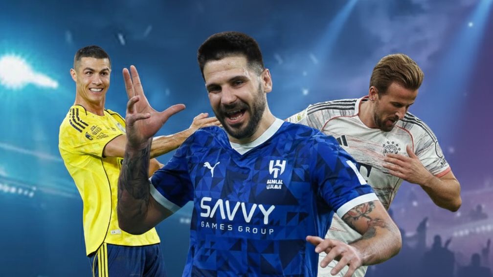 Mitrovic Cristiano Ronaldo Harry Kane (Goal only)