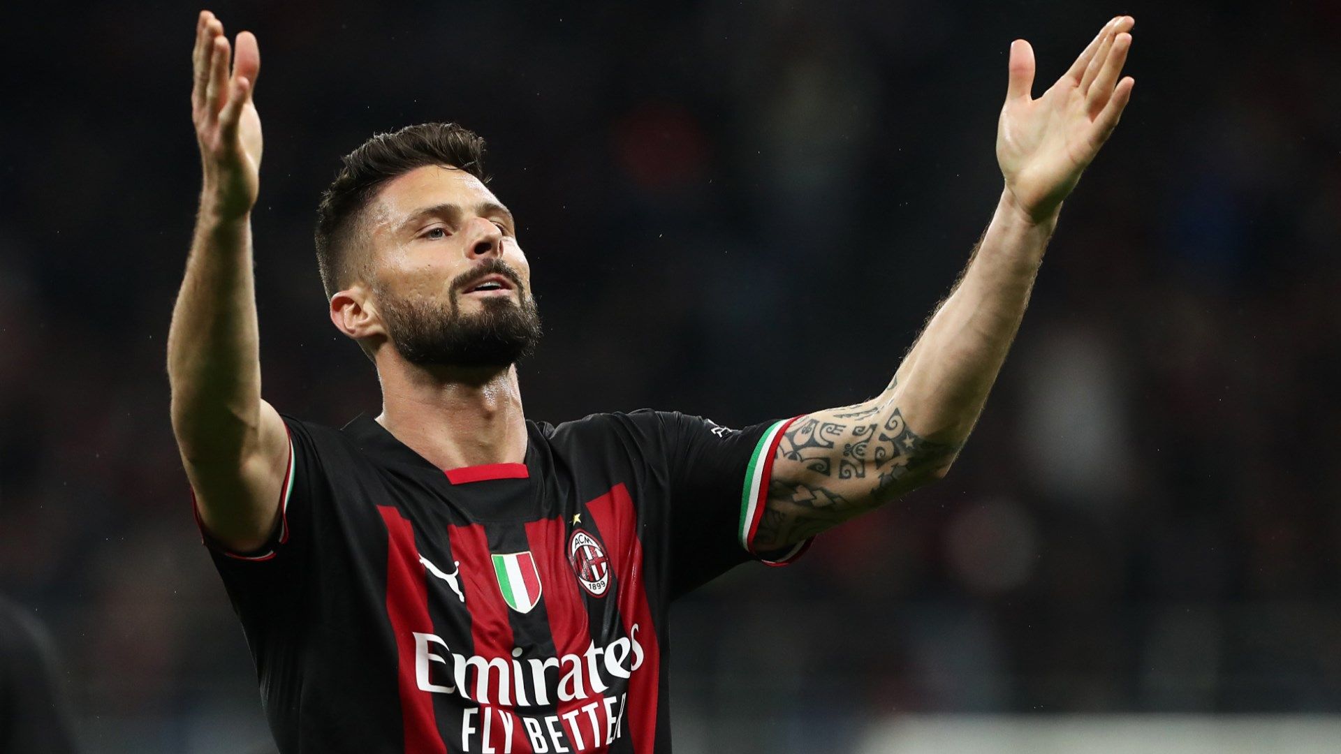 Olivier Giroud Milan Sampdoria