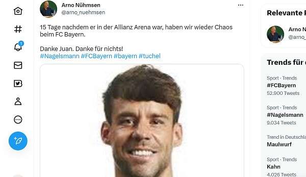 Bayern Nagelsmann reactions