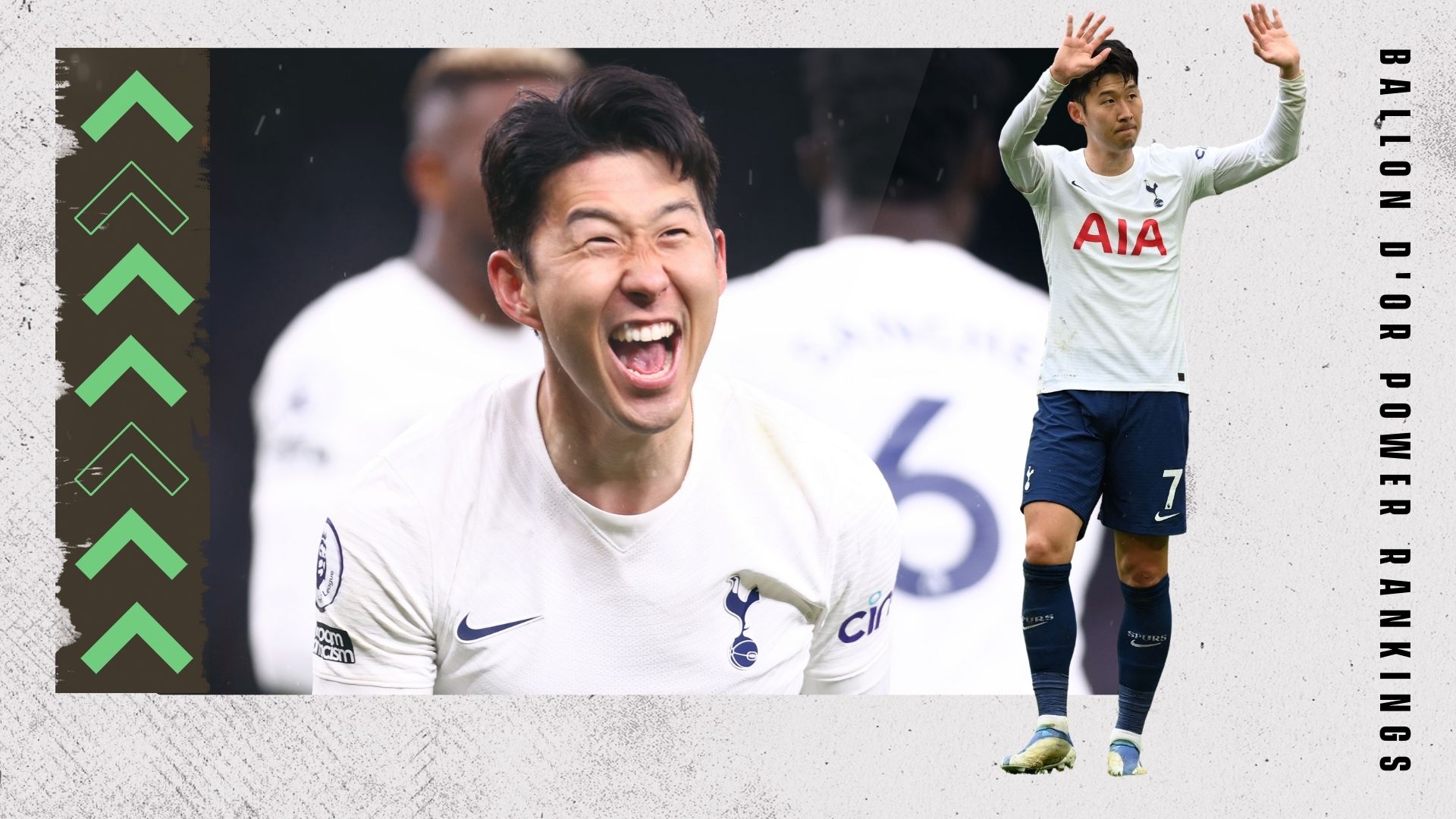 Son Heung-min Ballon d'Or Rankings GFX