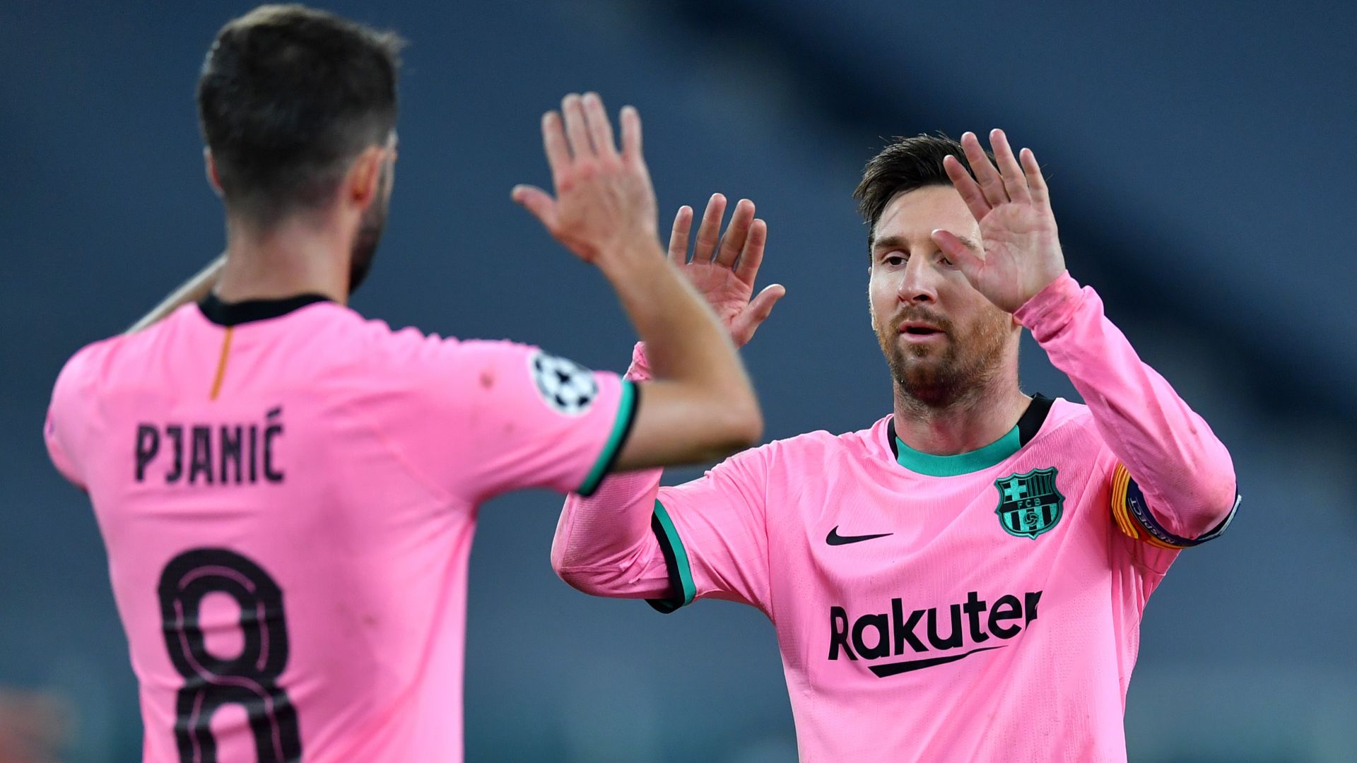 Miralem Pjanic Lionel Messi Barcelona