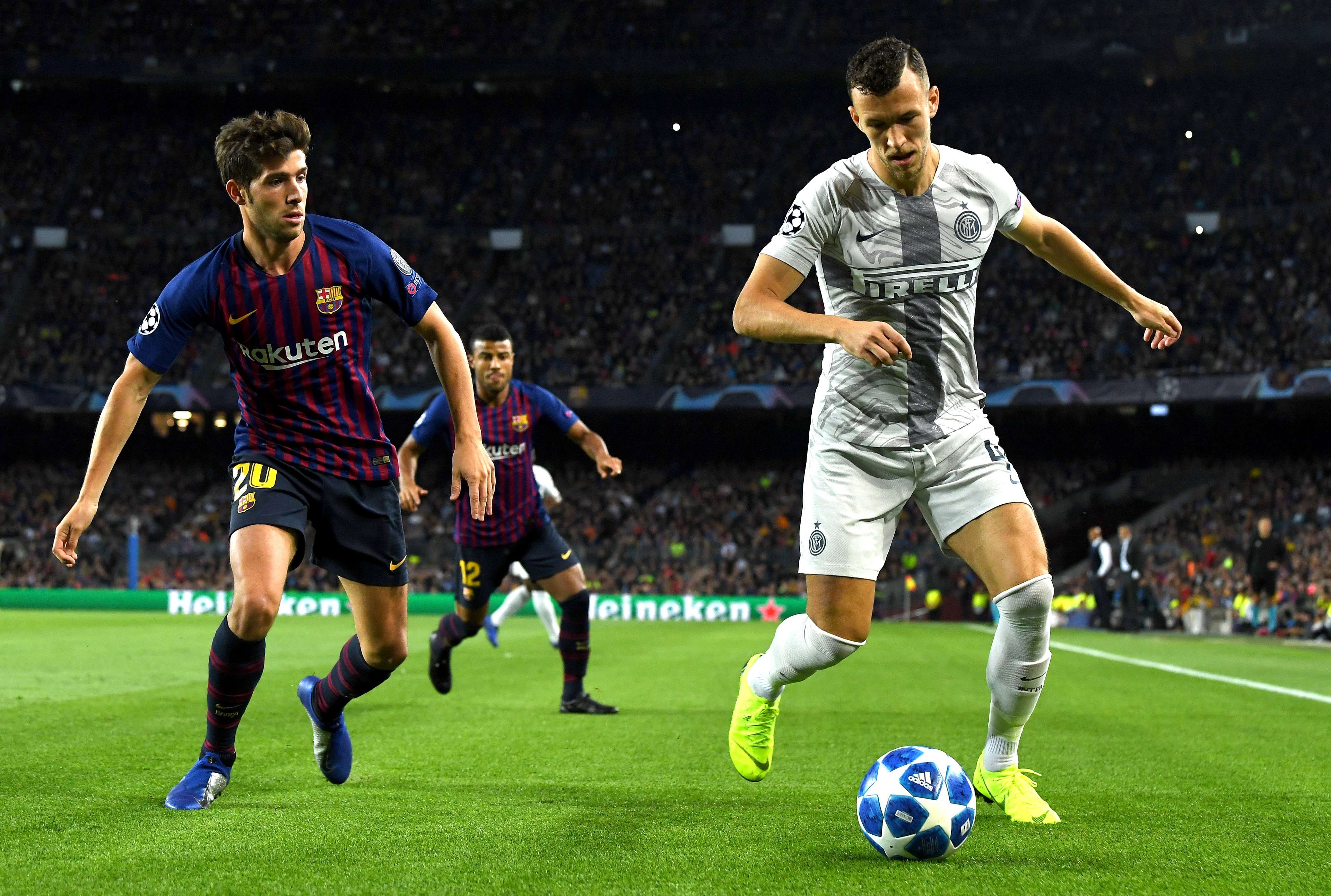 Sergi Roberto Perisic Barcelona Inter Champions League