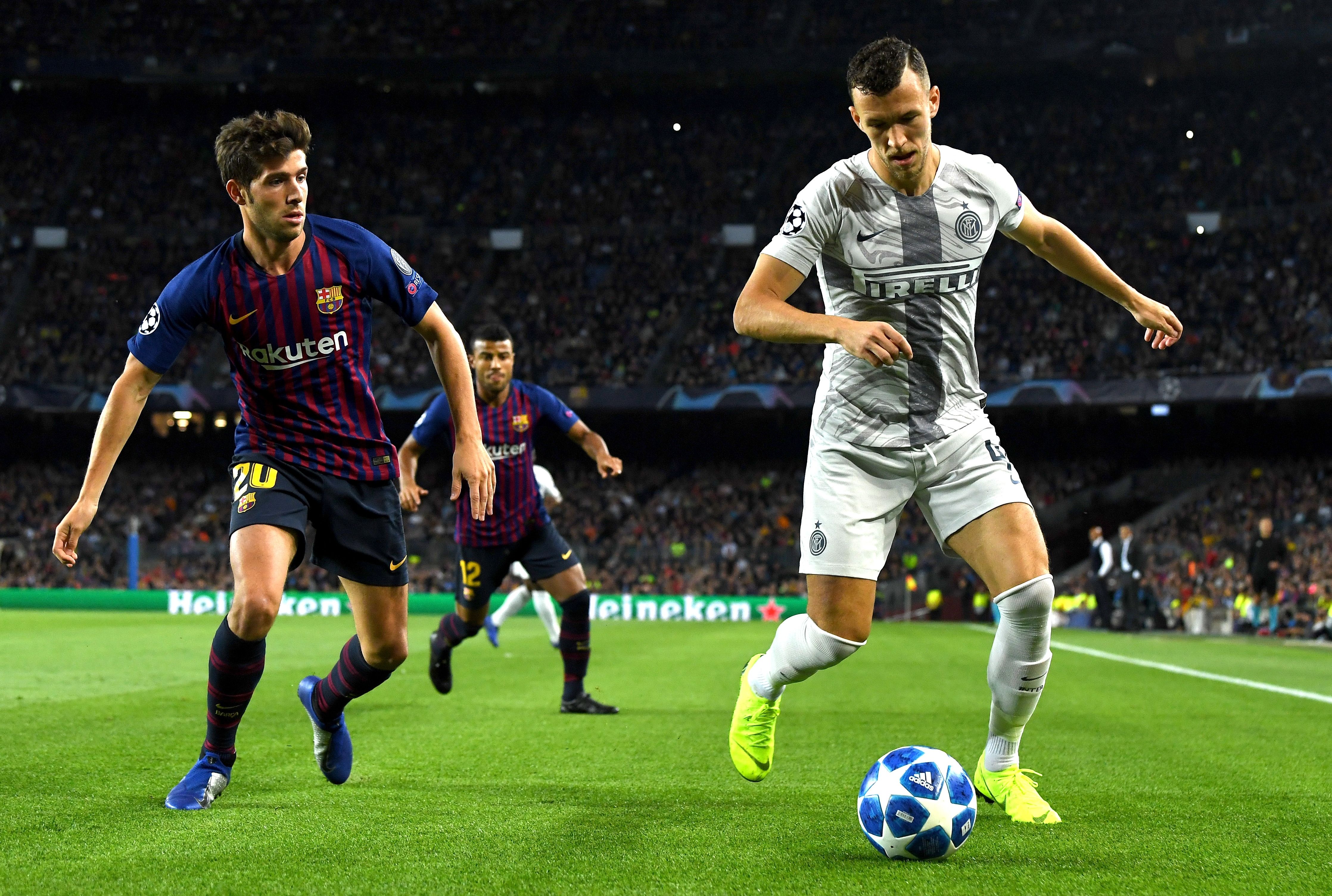 Sergi Roberto Perisic Barcelona Inter Champions League