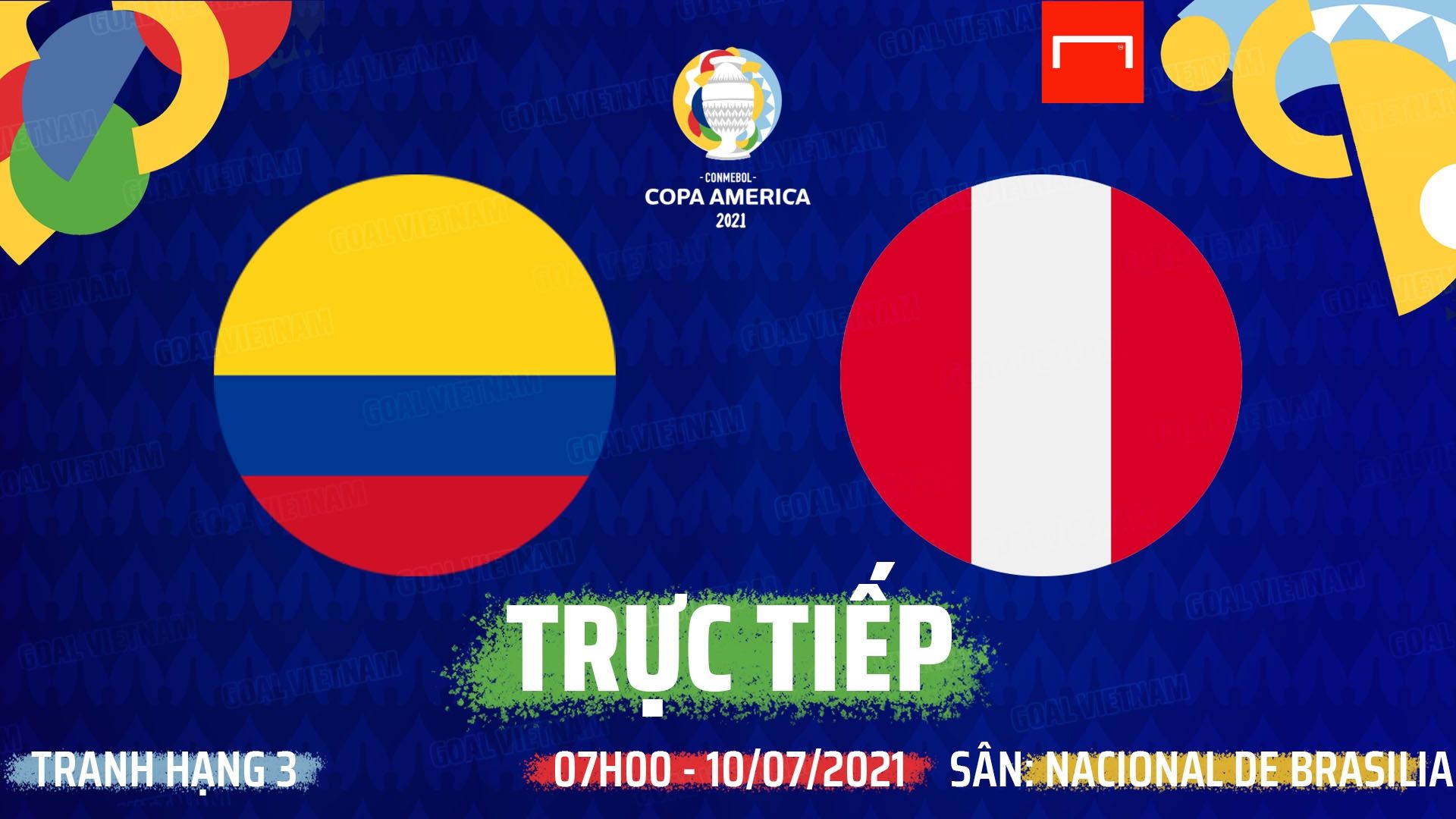 Live Colombia vs Peru