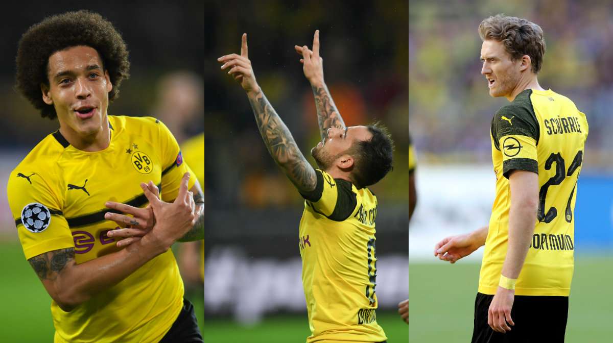 Collage Witsel Alcacer Schürrle