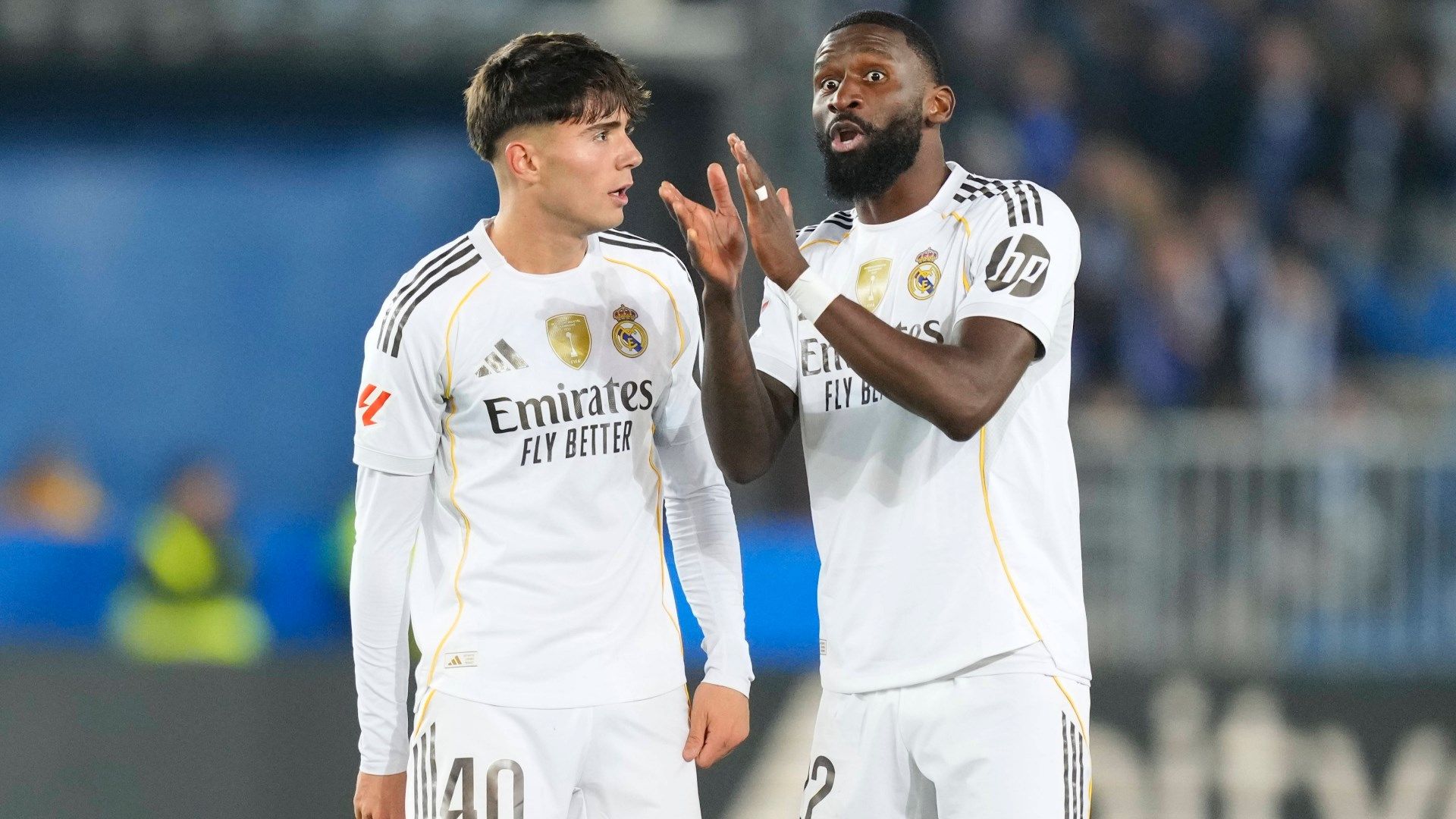 Victor Valdepenas Antonio Rudiger Real Madrid 2025