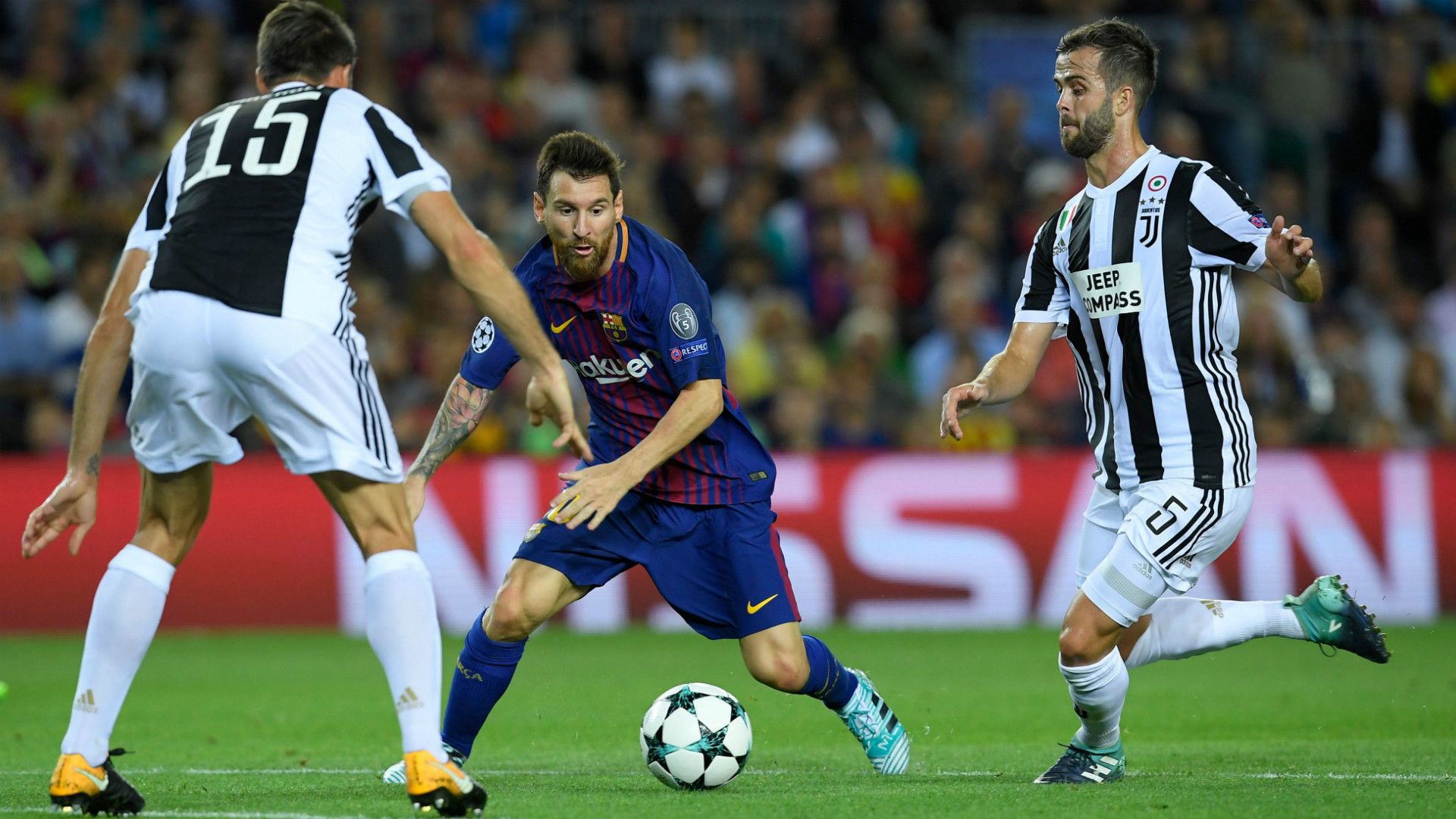 Lionel Messi Barcelona Juventus Champions League