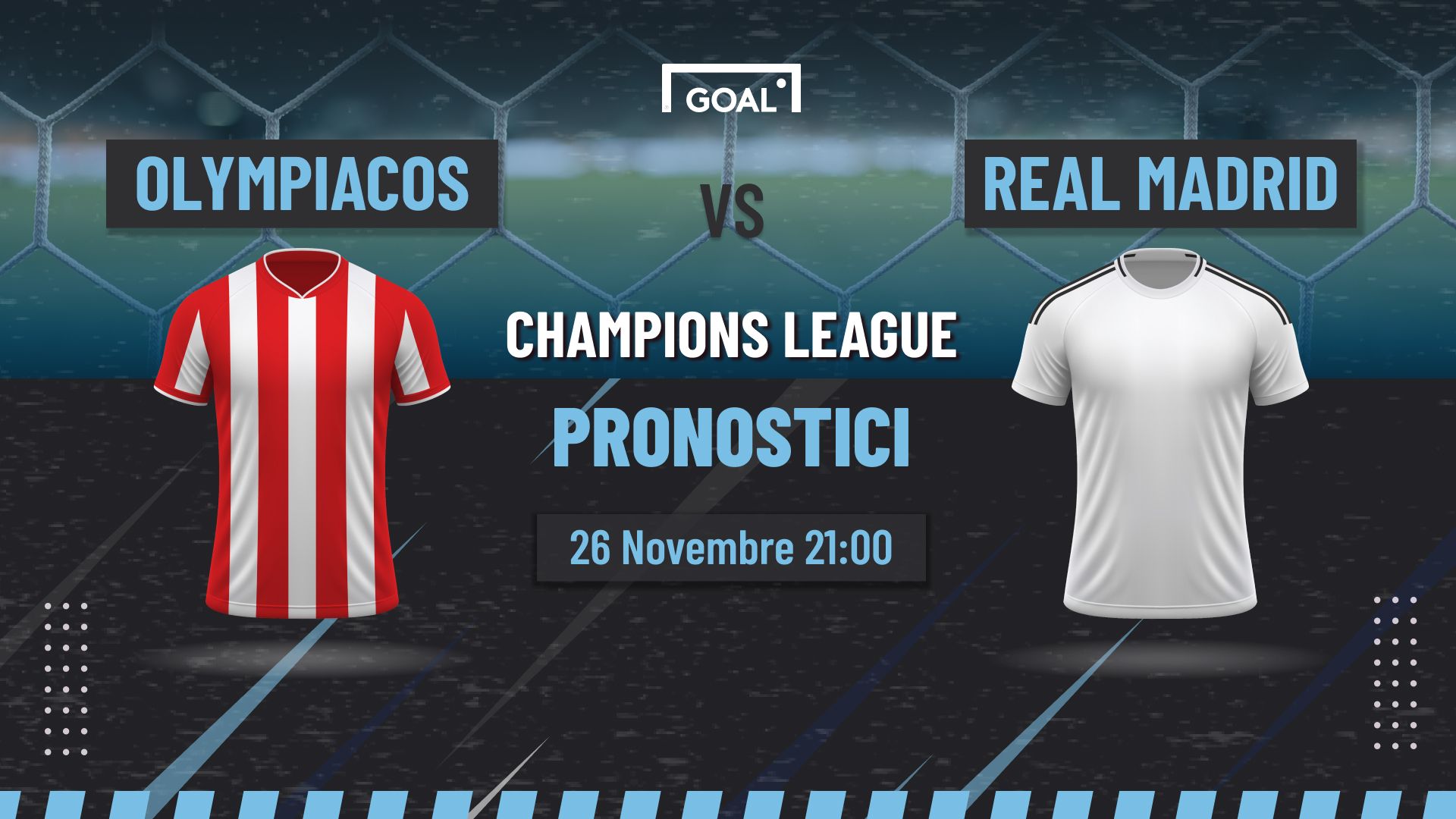 Pronostici Olympiacos - Real Madrid