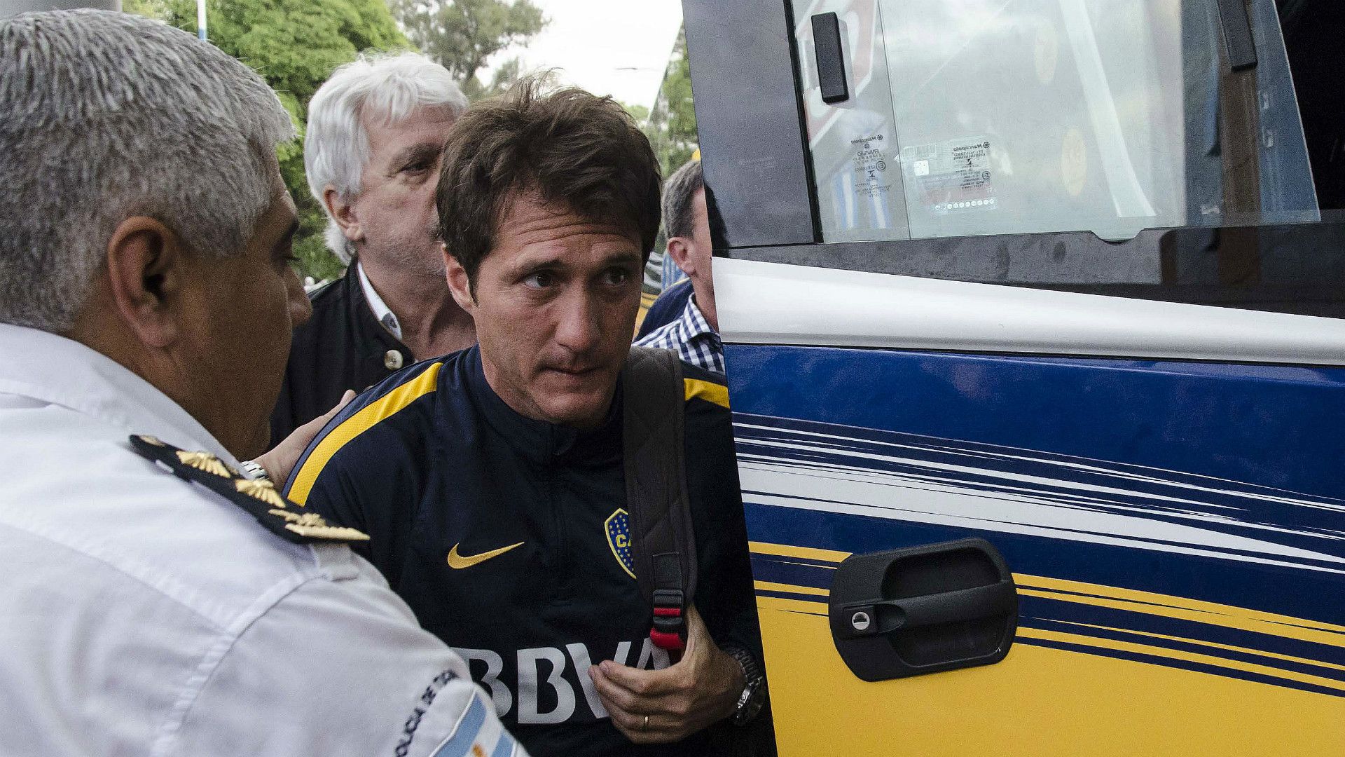 Guillermo Barros Schelotto Boca Llegada a Tucuman 22102016