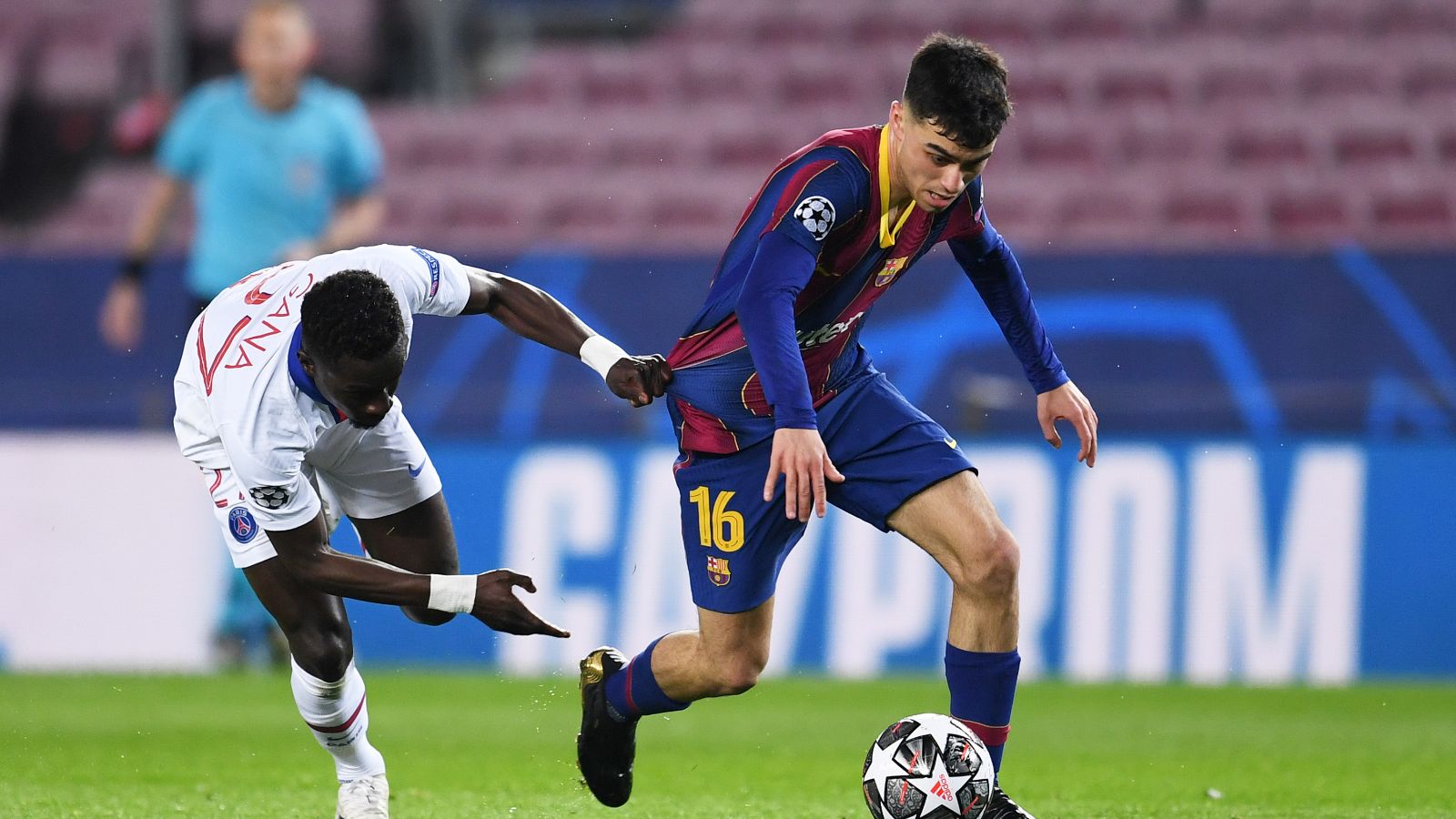Pedri Barcelona PSG Champions League