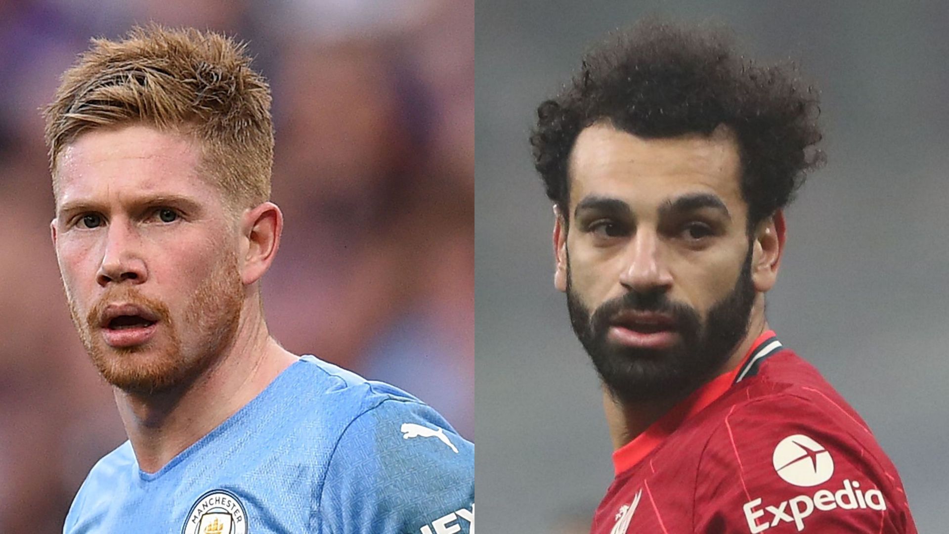 Kevin De Bruyne Man City Mohamed Salah Liverpool
