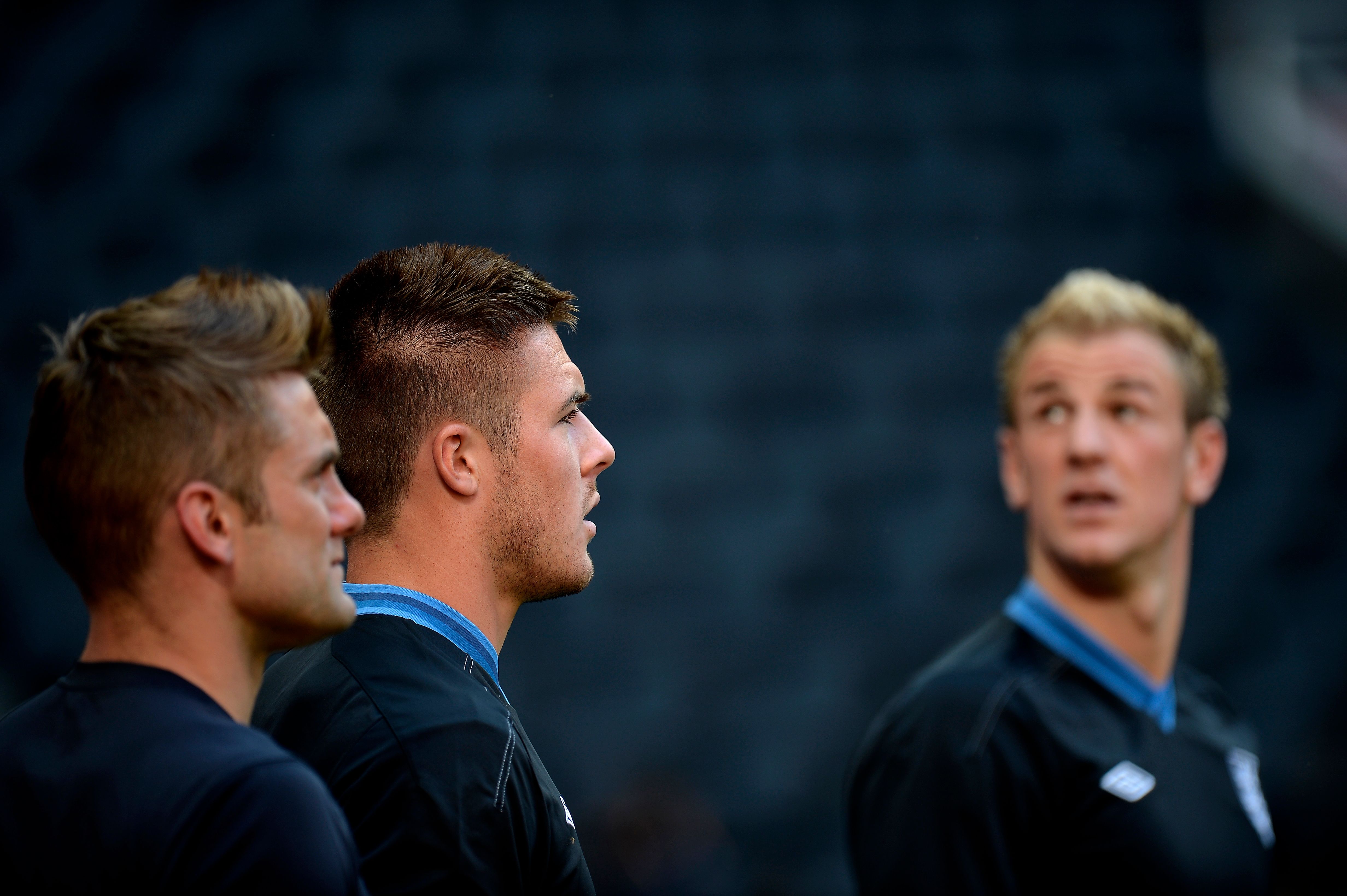 England goalkeepers Jack Butland and Joe Hart