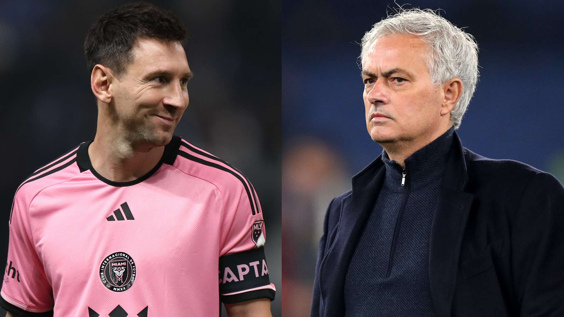 Lionel Messi Jose Mourinho