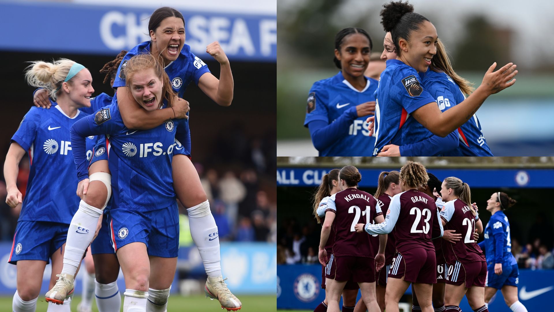 Chelsea Aston Villa WSL 2025-26 ratings