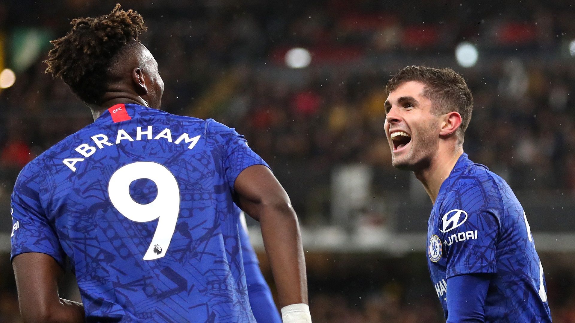 Tammy Abraham Christian Pulisic Chelsea 2019-20