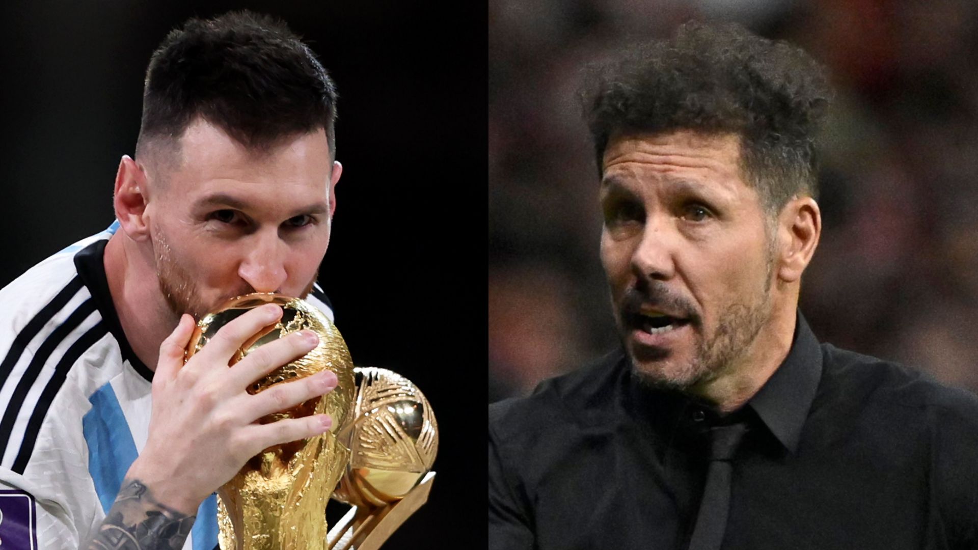 GFX Info Lionel Messi Diego Simeone