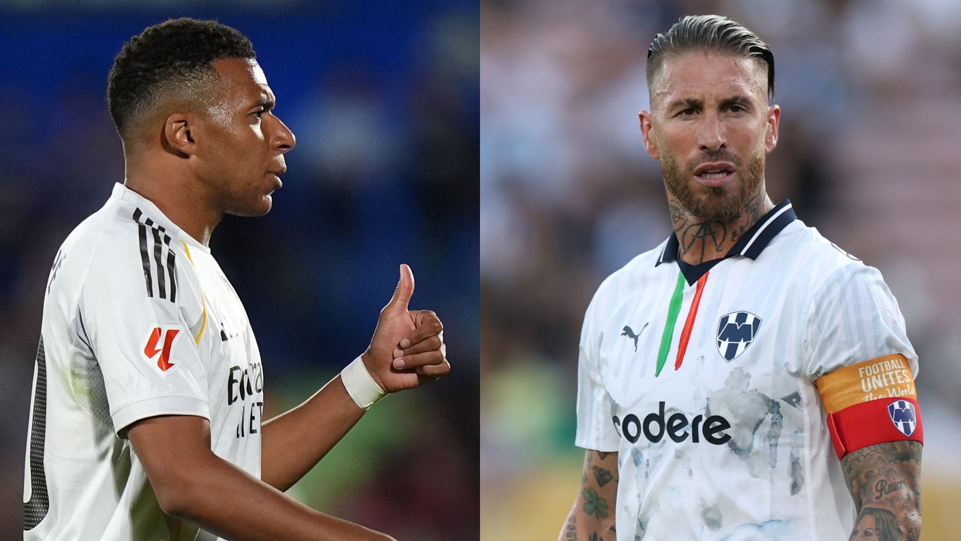 Kylian Mbappe Sergio Ramos