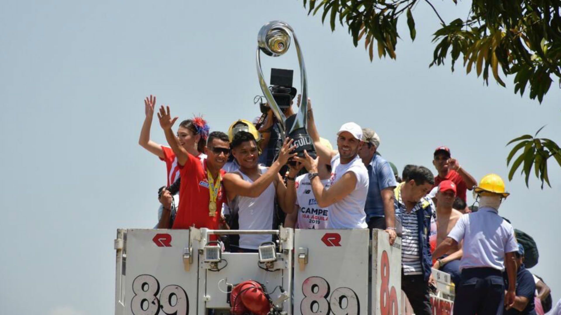 Recibimiento al Junior campeón 2019-I en Barranquilla