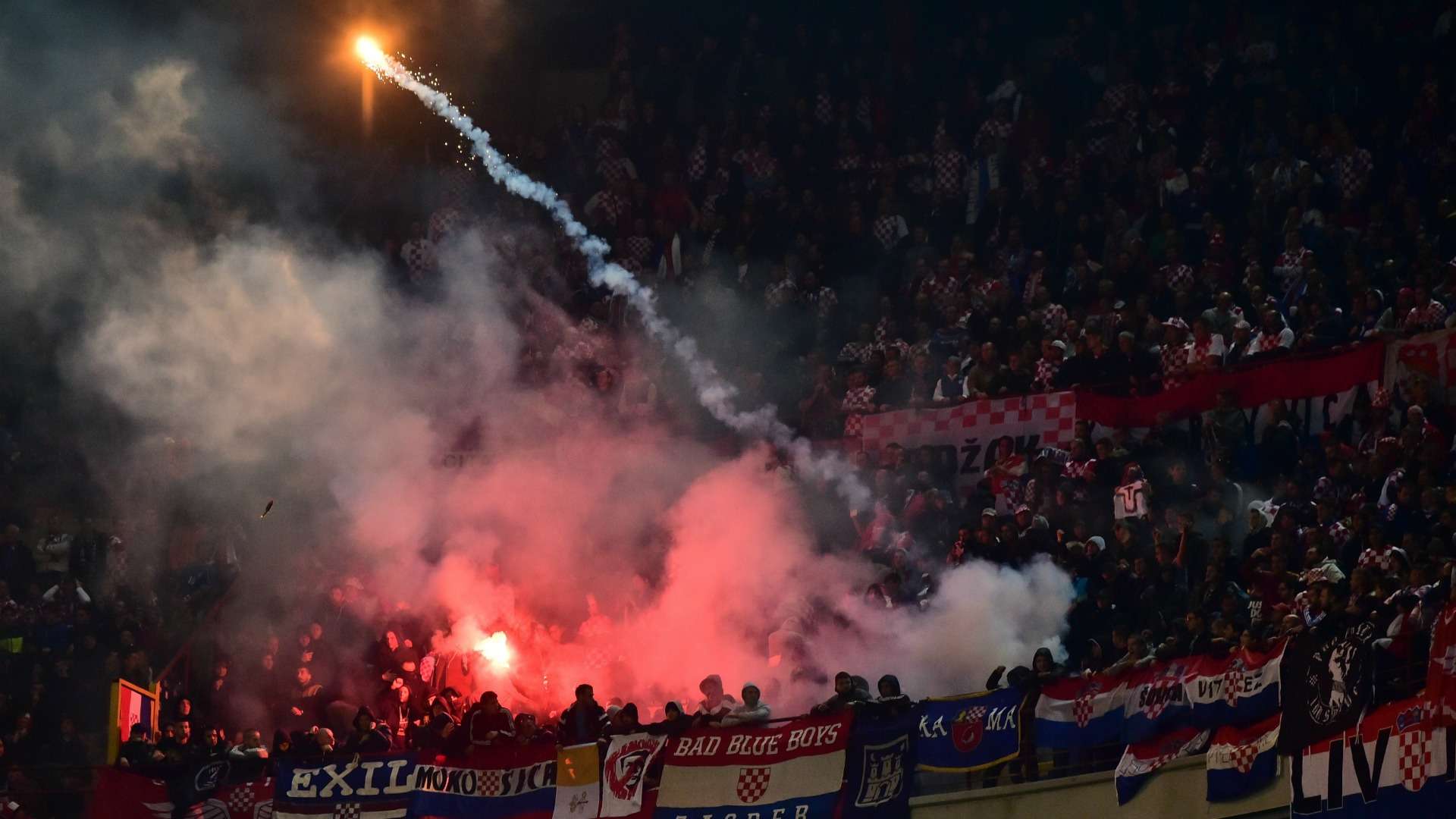 Italy Croatia fireworks