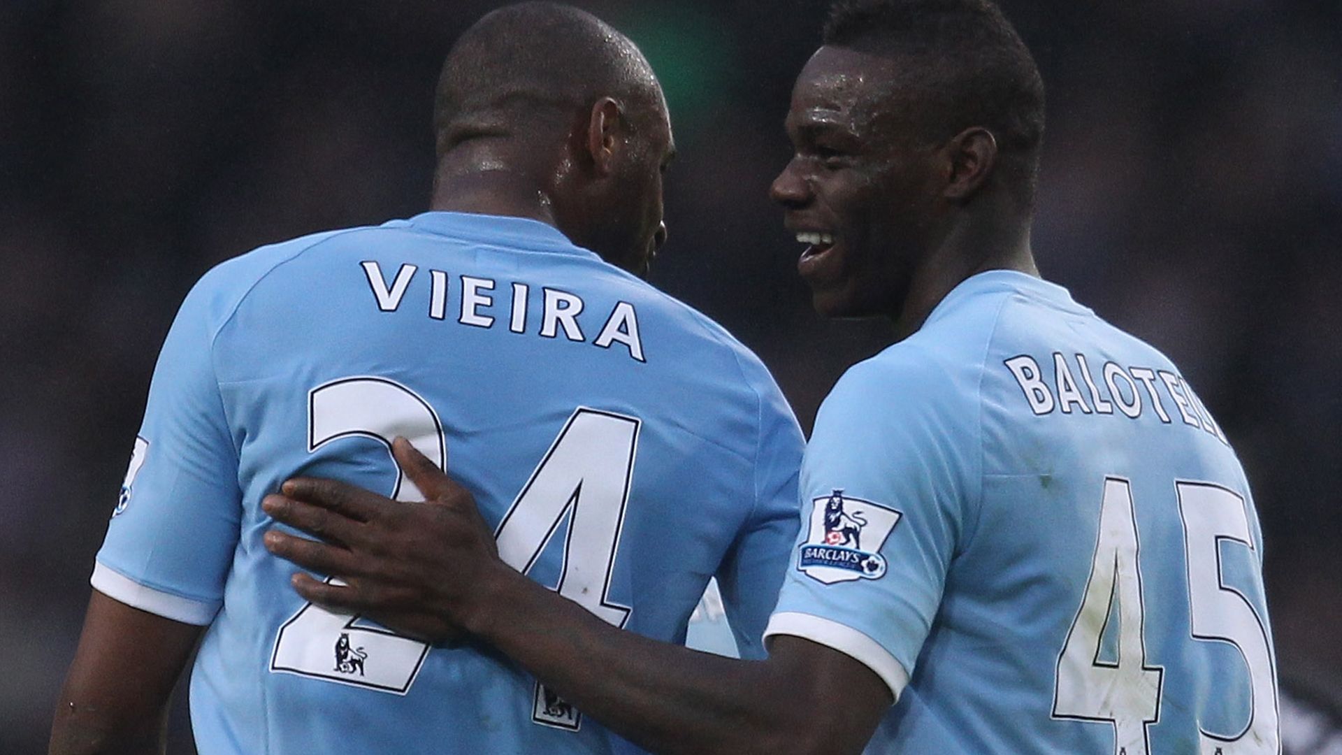 Vieira et Balotelli à Manchester City