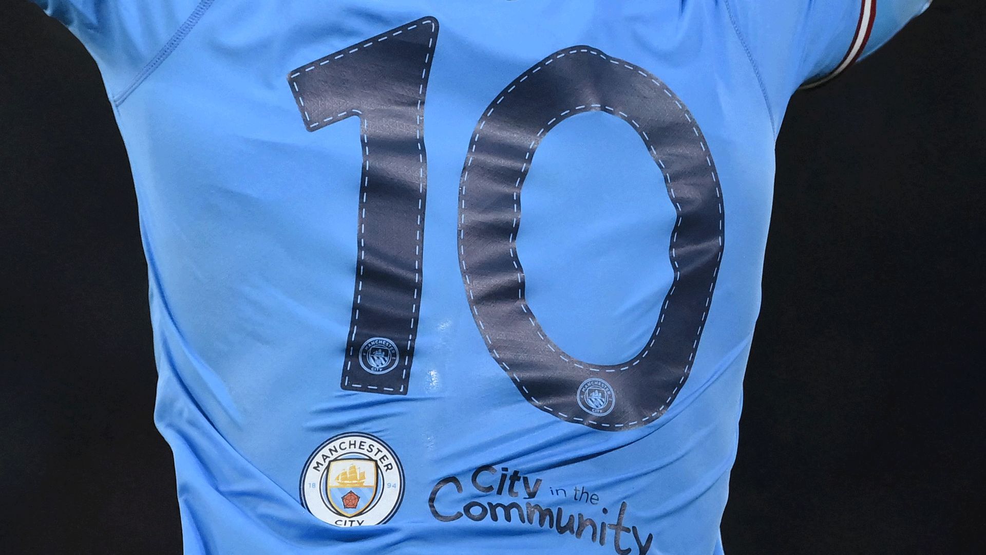 Manchester Man City Nummer 10 zehn